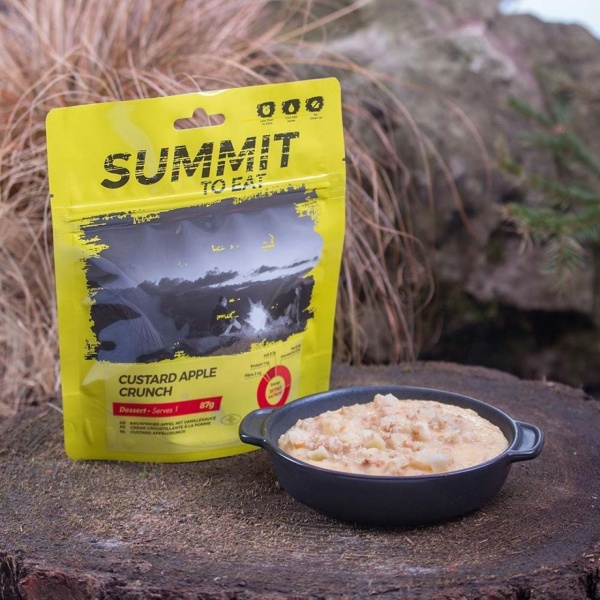 Dehydrovaná strava | Puding s jablčnou posýpkou (Crumble)