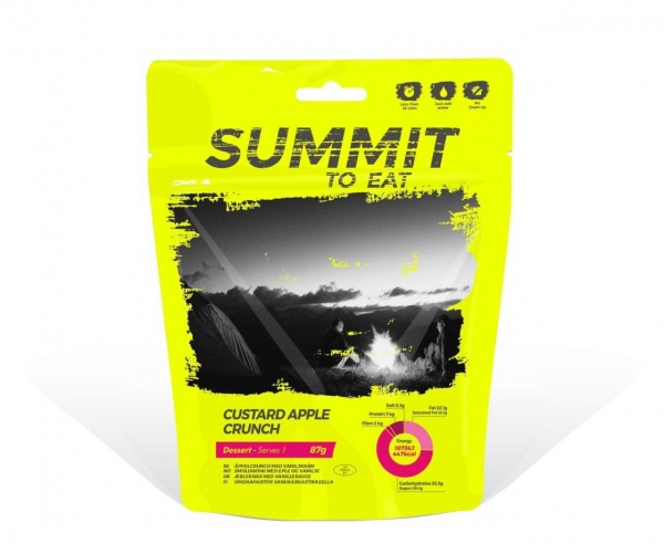 Dehydrovaná strava | Puding s jablčnou posýpkou (Crumble)