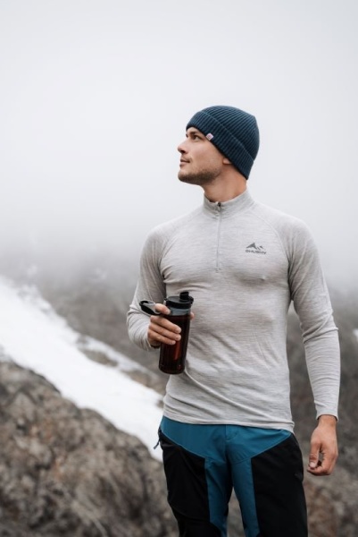 Merino termoprádlo tričko | Merow zips M