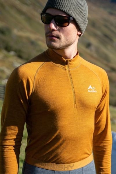 Merino termoprádlo tričko | Merow zips M