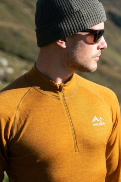 Merino termoprádlo tričko | Merow zips M